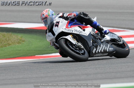 2010-06-26 Misano 2963 Carro - Superbike - Free Practice - Troy Corser - BMW S1000 RR
